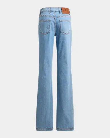 Etro Paisley Embroidered Bootcut Jeans | Thumbnail 2 Etro Paisley Embroidered Bootcut Jeans | Thumbnail 2