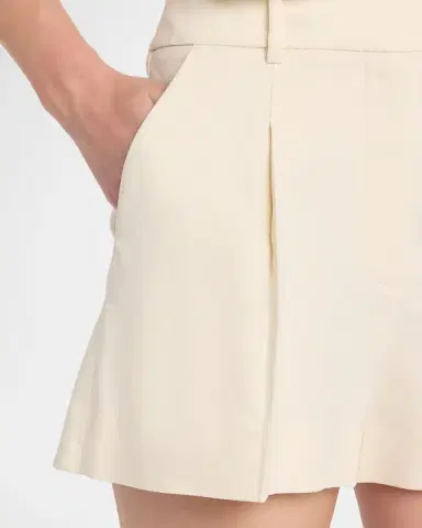 Veronica Beard Craig Pleated-Front Shorts | Thumbnail 5