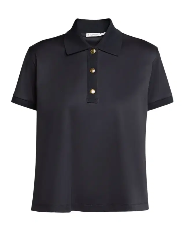 Moncler Short-Sleeve Polo Shirt