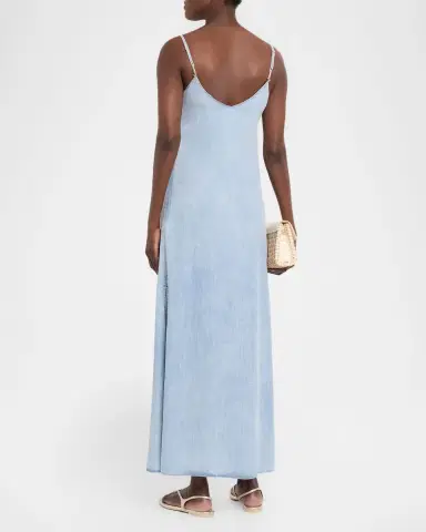 Generation Love Marcella Denim Maxi Dress | Thumbnail 3 Generation Love Marcella Denim Maxi Dress | Thumbnail 3