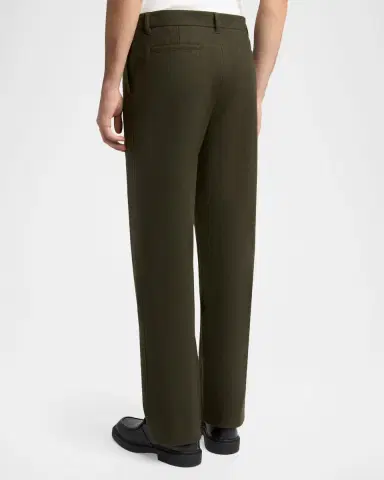 Jil Sander Men's Brushed Wool Straight-Leg Pants | Thumbnail 3