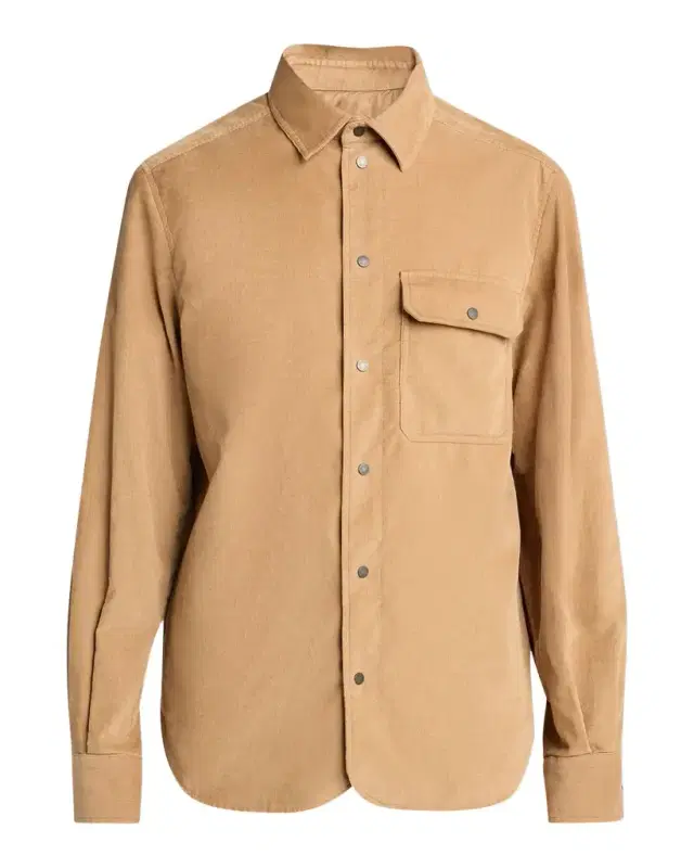 Moncler Men 's Cotton-Leather Shirt Jacket