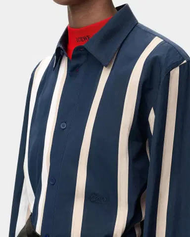 Loewe Stripe Paneled Button-Down Shirt | Thumbnail 5 Loewe Stripe Paneled Button-Down Shirt | Thumbnail 5