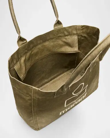 Isabel Marant Yenky Zip Canvas Cotton Tote Bag | Thumbnail 4 Isabel Marant Yenky Zip Canvas Cotton Tote Bag | Thumbnail 4