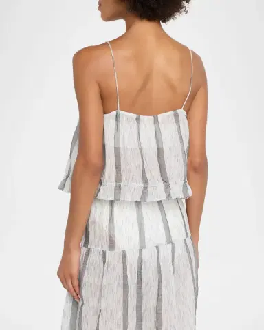 Ulla Johnson Cara Striped Coverup Top | Thumbnail 3 Ulla Johnson Cara Striped Coverup Top | Thumbnail 3