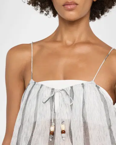 Ulla Johnson Cara Striped Coverup Top | Thumbnail 5 Ulla Johnson Cara Striped Coverup Top | Thumbnail 5