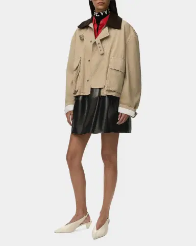 Loewe Corduroy-Collar Utility Jacket | Thumbnail 2 Loewe Corduroy-Collar Utility Jacket | Thumbnail 2