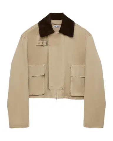 Loewe Corduroy-Collar Utility Jacket | Thumbnail 1 Loewe Corduroy-Collar Utility Jacket | Thumbnail 1