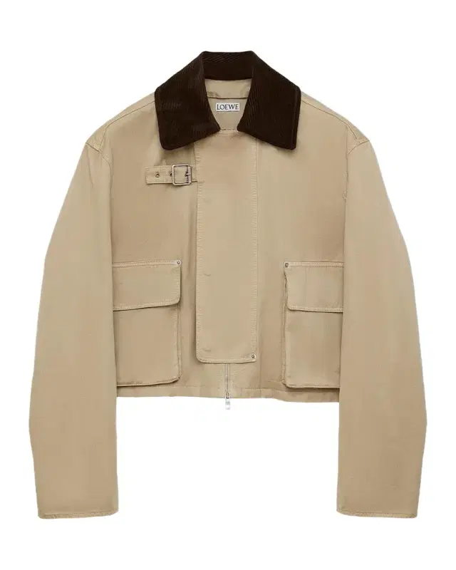 Loewe Corduroy-Collar Utility Jacket