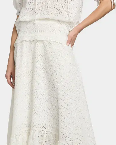 Ulla Johnson Violetta Cotton Eyelet Maxi Skirt | Thumbnail 5 Ulla Johnson Violetta Cotton Eyelet Maxi Skirt | Thumbnail 5
