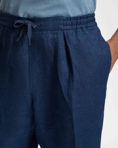 Ralph Lauren Purple Label Men's Gregory Linen Twill Straight-Fit Trousers | Thumbnail 5