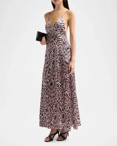 Ulla Johnson Oriana Sleeveless Open-Back Satin Dress | Thumbnail 4 Ulla Johnson Oriana Sleeveless Open-Back Satin Dress | Thumbnail 4