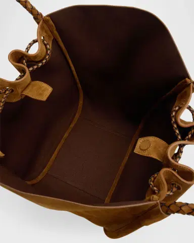 Proenza Schouler Large Ruched Suede Tote Bag | Thumbnail 4