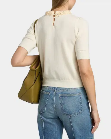 Ulla Johnson Jude Embellished Merino Sweater | Thumbnail 3