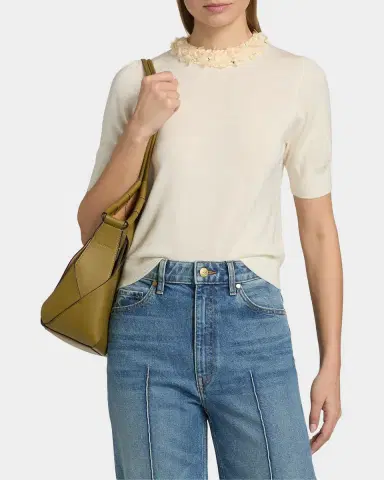 Ulla Johnson Jude Embellished Merino Sweater | Thumbnail 4