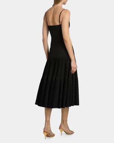 Ulla Johnson Matilda Wool Drop-Waist Midi Dress | Thumbnail 3