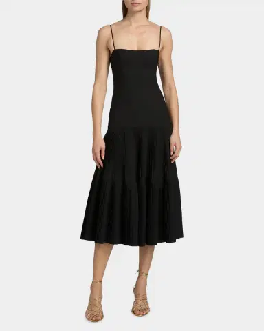 Ulla Johnson Matilda Wool Drop-Waist Midi Dress | Thumbnail 4