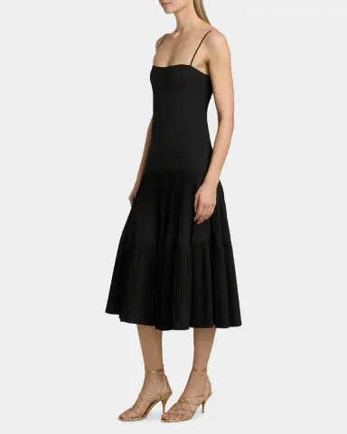 Ulla Johnson Matilda Wool Drop-Waist Midi Dress | Thumbnail 7