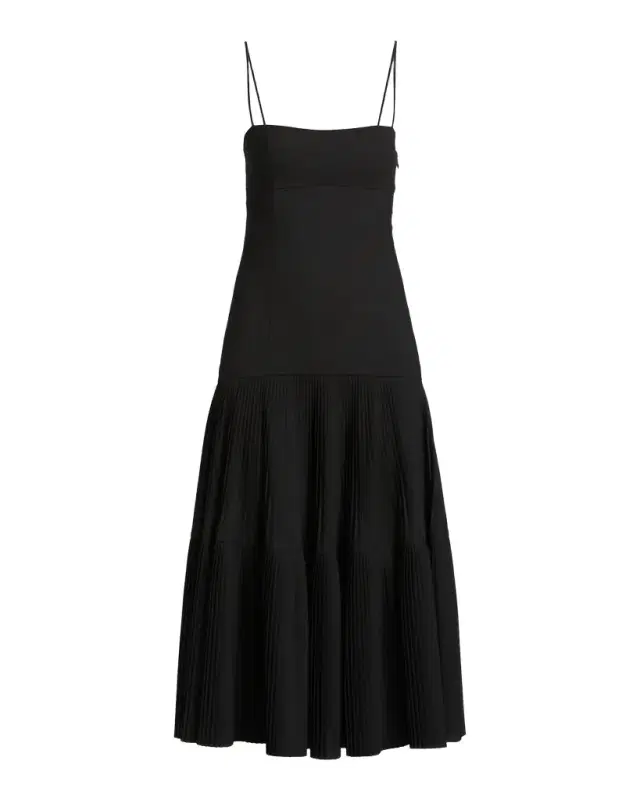 Ulla Johnson Matilda Wool Drop-Waist Midi Dress