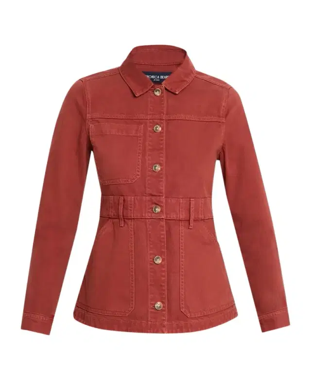 Veronica Beard Anzu Twill Utility Jacket