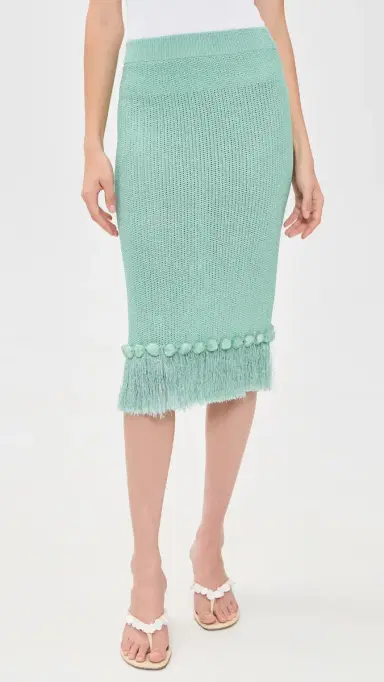The Wolf Gang Casilda Midi Skirt eafoam | Thumbnail 3