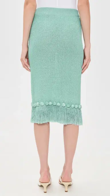 The Wolf Gang Casilda Midi Skirt eafoam | Thumbnail 4