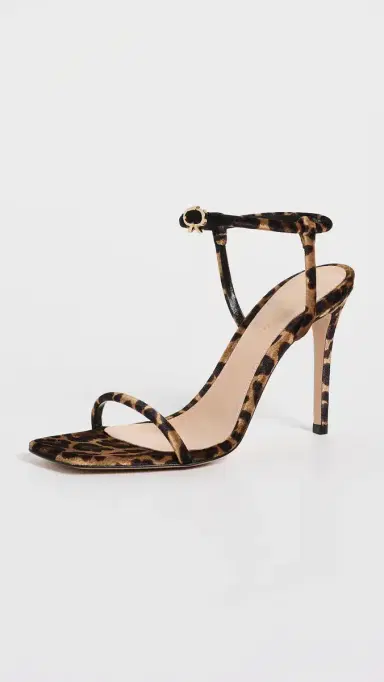 Gianvito Rossi Velvet Leopard Stiletto Heels Leopard Print | Thumbnail 2 Gianvito Rossi Velvet Leopard Stiletto Heels Leopard Print | Thumbnail 2