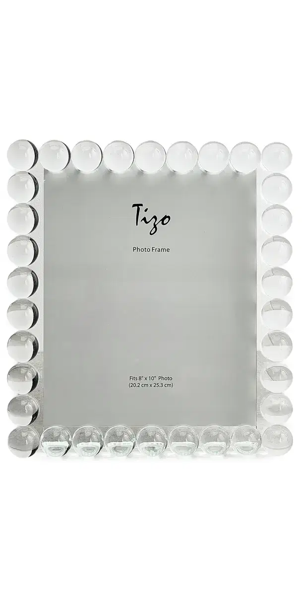 Tizo Design Crystal Glass Bubble Frame 8x10 Brown One Size