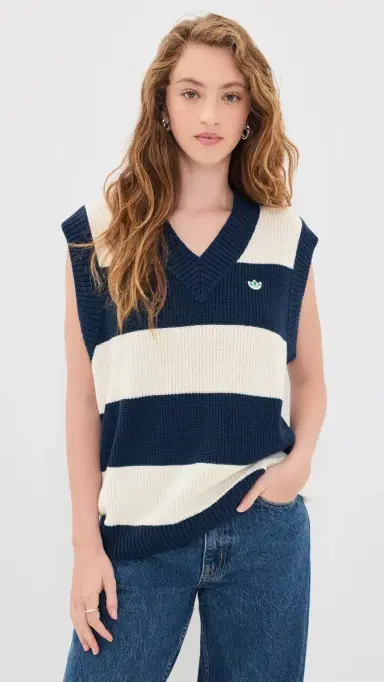 Adidas Golf Originals Oversized Vest night indigo/chalk white | Thumbnail 2