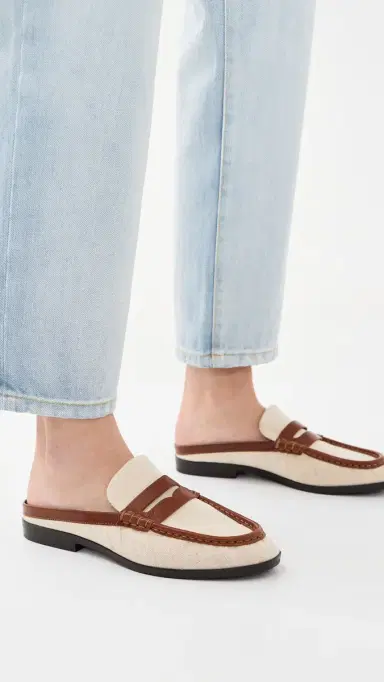 Simkhai Dean Canvas Combo Loafer Mules | Thumbnail 3