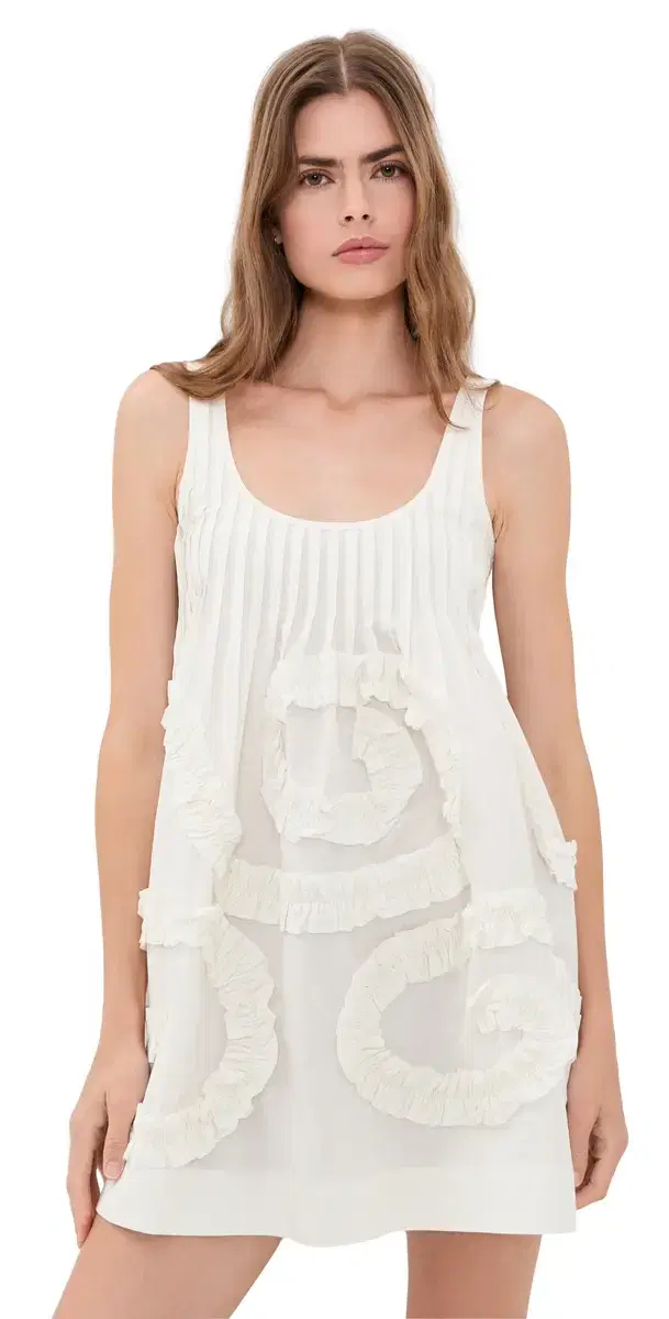 Damson Madder Stella Mini Dress White