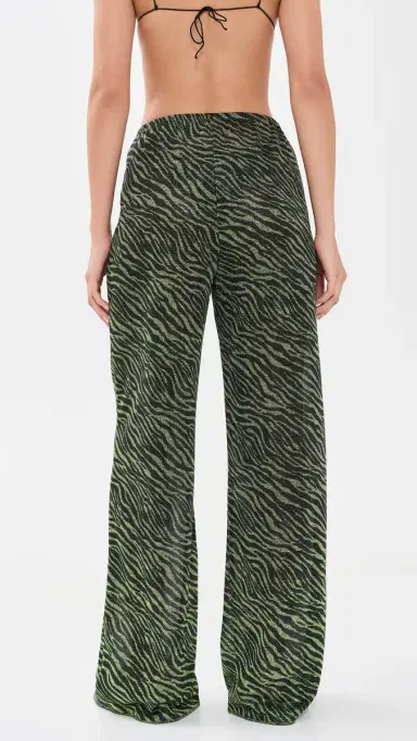 Oseree Animalier Long Pants Green Black | Thumbnail 3