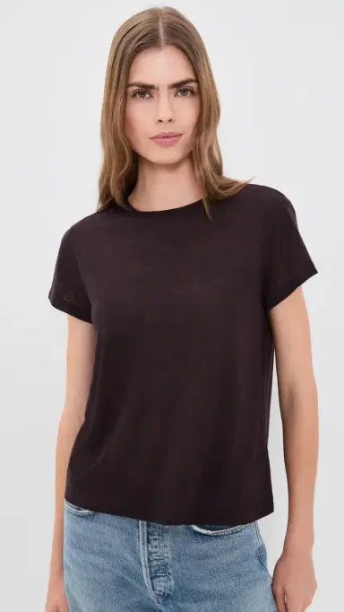 AGOLDE Long Line Adine Tee Ristretto | Thumbnail 2 AGOLDE Long Line Adine Tee Ristretto | Thumbnail 2