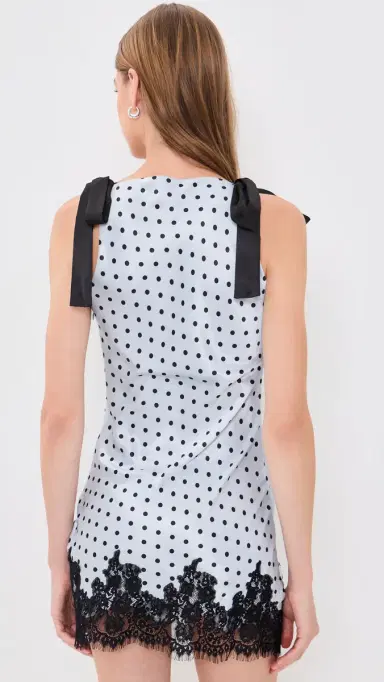 En Saison Hazel Sleeveless Mini Dress Light Blue Black S | Thumbnail 3 En Saison Hazel Sleeveless Mini Dress Light Blue Black S | Thumbnail 3