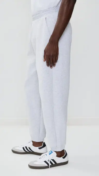 Adidas Soft Lux Sweatpants Light Grey Heather M | Thumbnail 4 Adidas Soft Lux Sweatpants Light Grey Heather M | Thumbnail 4