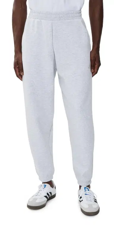 Adidas Soft Lux Sweatpants Light Grey Heather M | Thumbnail 1 Adidas Soft Lux Sweatpants Light Grey Heather M | Thumbnail 1