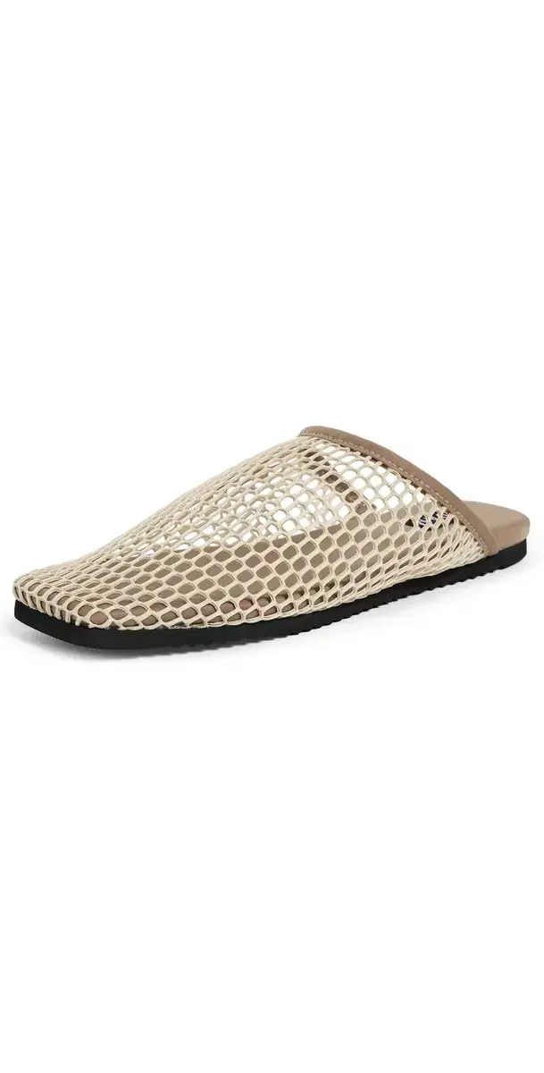 ROAM Mesh Baboosh Mules Cream