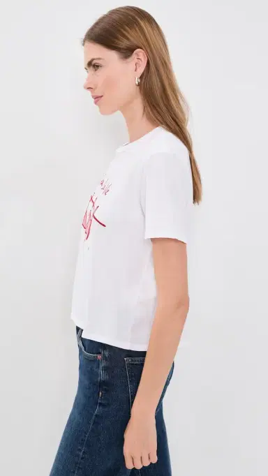 Sunny Somewhere Sea La Vie Everyday Tee White S | Thumbnail 4 Sunny Somewhere Sea La Vie Everyday Tee White S | Thumbnail 4