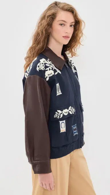 Sea Georgie Sportswear Embroidered Jacket Navy | Thumbnail 4 Sea Georgie Sportswear Embroidered Jacket Navy | Thumbnail 4