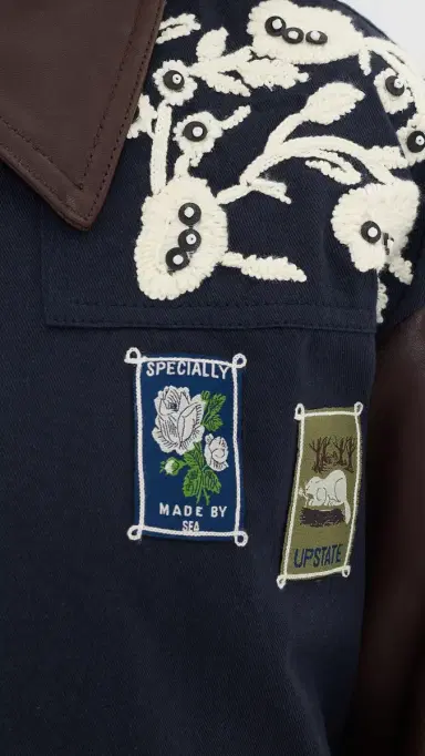 Sea Georgie Sportswear Embroidered Jacket Navy | Thumbnail 6 Sea Georgie Sportswear Embroidered Jacket Navy | Thumbnail 6