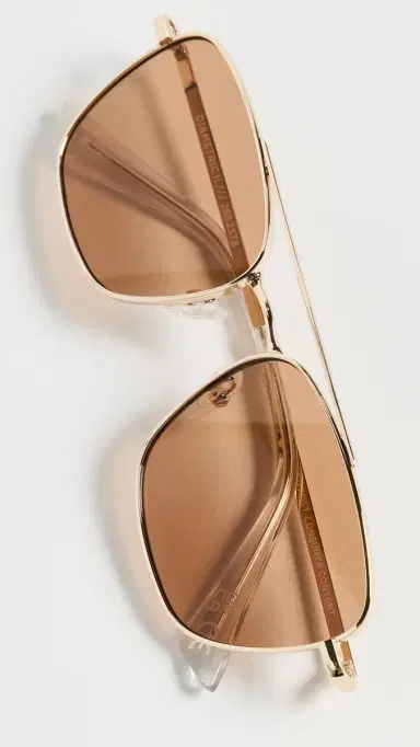 Le Specs Diametric II Sunglasses Bright Gold One Size | Thumbnail 6