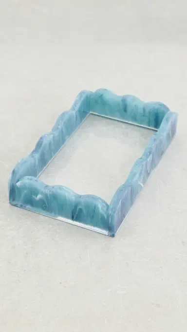 Tizo Design Lucite Marbleized Guest Towel Tray | Thumbnail 2