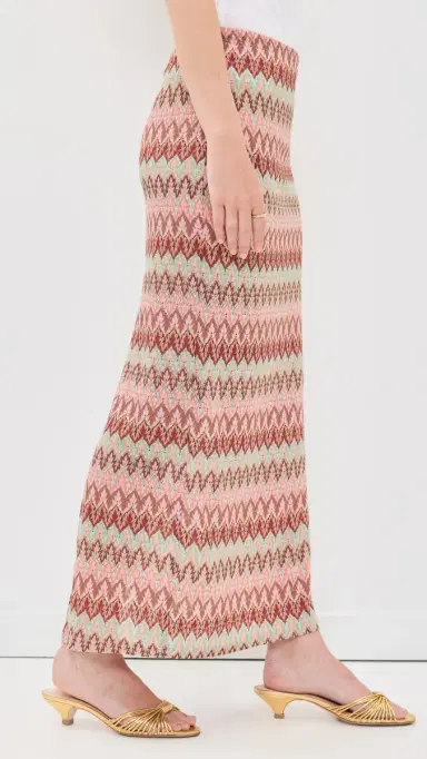 Hill House Home The Zoey Maxi Skirt Pink ulti | Thumbnail 4