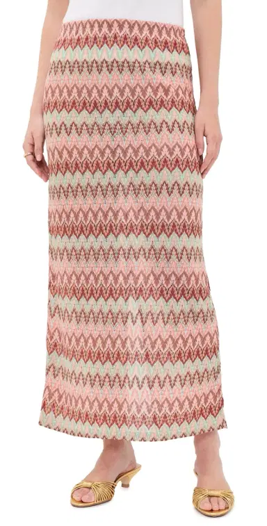 Hill House Home The Zoey Maxi Skirt Pink ulti | Thumbnail 1