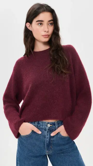 American Vintage Vitow Sweater Grenat Chine Grench | Thumbnail 2
