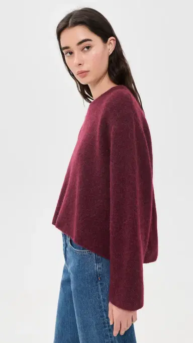 American Vintage Vitow Sweater Grenat Chine Grench | Thumbnail 4