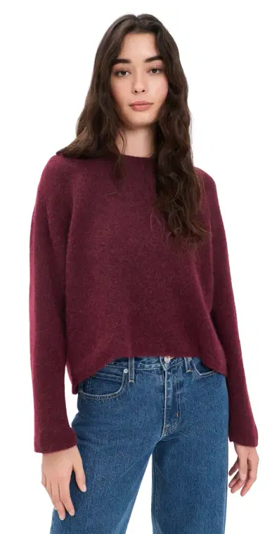 American Vintage Vitow Sweater Grenat Chine Grench | Thumbnail 1
