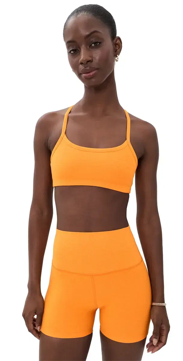 Beyond Yoga pacedye lim Racerback Bra Bright Citrus Heather