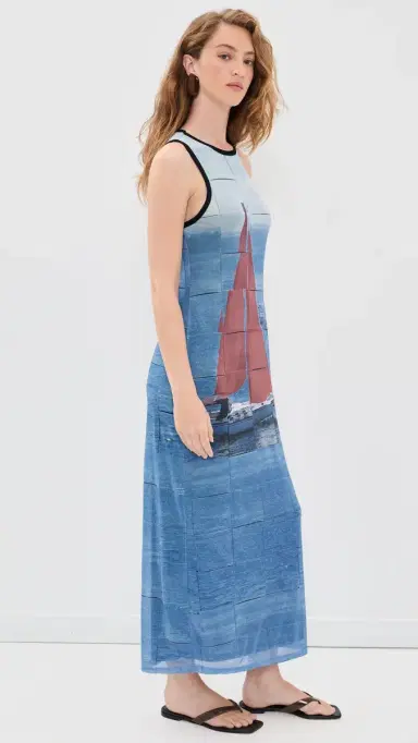 VRG GRL Harriet Mesh Midi Dress | Thumbnail 4