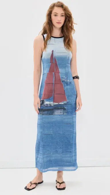 VRG GRL Harriet Mesh Midi Dress | Thumbnail 5